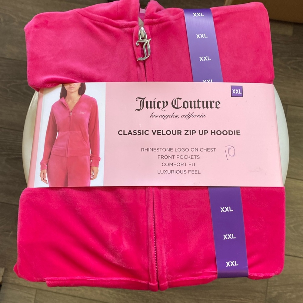 Juicy Couture Classic Velour Zip up Hoodie